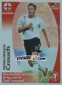 Sticker Peter Crouch - Mundial Alemania 2006. Ediciòn Extraordinaria - Navarrete