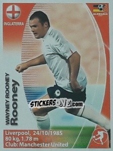 Sticker Wayne Rooney - Mundial Alemania 2006. Ediciòn Extraordinaria n. 84 - Navarrete