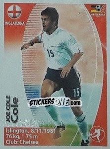 Sticker Joe Cole - Mundial Alemania 2006. Ediciòn Extraordinaria - Navarrete