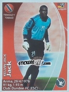 Sticker Kelvin Jack - Mundial Alemania 2006. Ediciòn Extraordinaria - Navarrete