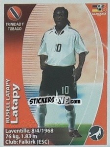 Cromo Russell Latapy - Mundial Alemania 2006. Ediciòn Extraordinaria - Navarrete