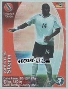 Sticker John Stern - Mundial Alemania 2006. Ediciòn Extraordinaria - Navarrete