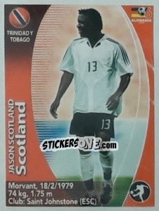 Sticker Jason Scotland - Mundial Alemania 2006. Ediciòn Extraordinaria - Navarrete