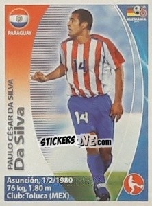 Sticker Paulo Da Silva - Mundial Alemania 2006. Ediciòn Extraordinaria - Navarrete
