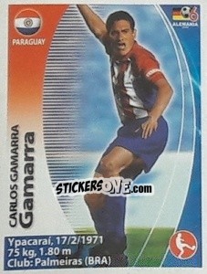 Sticker Carlos Gamarra - Mundial Alemania 2006. Ediciòn Extraordinaria - Navarrete