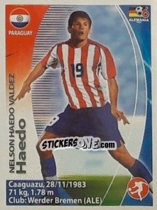 Sticker Nelson Haedo Valdez