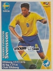 Cromo Anders Svensson - Mundial Alemania 2006. Ediciòn Extraordinaria - Navarrete