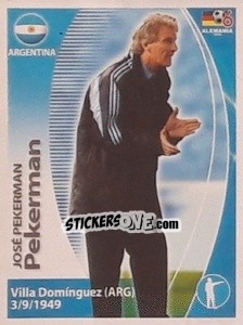 Sticker José Pékerman - Mundial Alemania 2006. Ediciòn Extraordinaria n. 136 - Navarrete