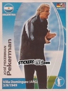 Figurina José Pékerman - Mundial Alemania 2006. Ediciòn Extraordinaria - Navarrete