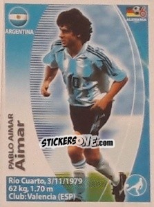 Cromo Pablo Aimar - Mundial Alemania 2006. Ediciòn Extraordinaria - Navarrete