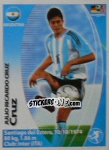 Figurina Julio Ricardo Cruz - Mundial Alemania 2006. Ediciòn Extraordinaria - Navarrete