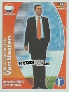 Figurina Marco Van Basten - Mundial Alemania 2006. Ediciòn Extraordinaria - Navarrete