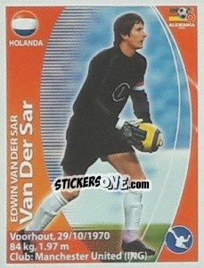 Cromo Edwin van der Sar