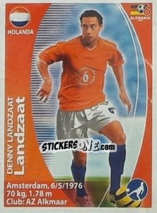 Sticker Denny Landzaat - Mundial Alemania 2006. Ediciòn Extraordinaria - Navarrete