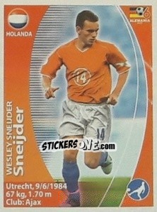 Figurina Wesley Sneijder - Mundial Alemania 2006. Ediciòn Extraordinaria - Navarrete