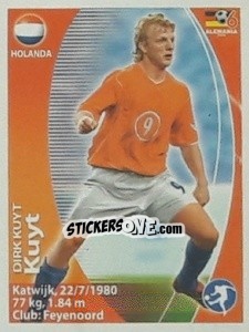 Cromo Dirk Kuyt - Mundial Alemania 2006. Ediciòn Extraordinaria - Navarrete