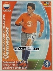 Sticker Jan Vennegoor of Hesselink - Mundial Alemania 2006. Ediciòn Extraordinaria - Navarrete