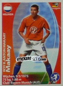 Sticker Roy Makaay - Mundial Alemania 2006. Ediciòn Extraordinaria - Navarrete