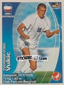 Sticker Zvonimir Vukic - Mundial Alemania 2006. Ediciòn Extraordinaria - Navarrete