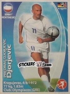 Cromo Predrag Djordjevic - Mundial Alemania 2006. Ediciòn Extraordinaria - Navarrete