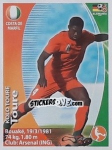 Cromo Kolo Touré - Mundial Alemania 2006. Ediciòn Extraordinaria - Navarrete