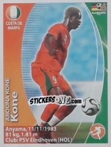 Figurina Arouna Koné - Mundial Alemania 2006. Ediciòn Extraordinaria - Navarrete