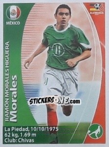 Sticker Ramón Morales - Mundial Alemania 2006. Ediciòn Extraordinaria - Navarrete