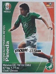 Sticker Gonzalo Pineda - Mundial Alemania 2006. Ediciòn Extraordinaria - Navarrete