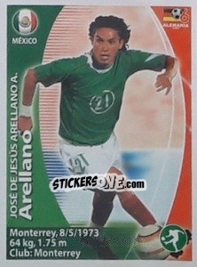 Cromo Jesús Arellano - Mundial Alemania 2006. Ediciòn Extraordinaria - Navarrete