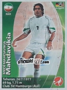 Sticker Medi Mahdavikia - Mundial Alemania 2006. Ediciòn Extraordinaria n. 239 - Navarrete