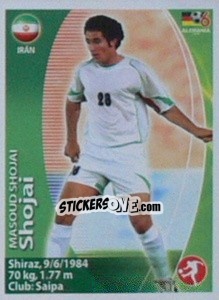 Sticker Masoud Shojal - Mundial Alemania 2006. Ediciòn Extraordinaria - Navarrete