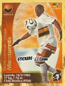 Sticker Mantorras - Mundial Alemania 2006. Ediciòn Extraordinaria - Navarrete