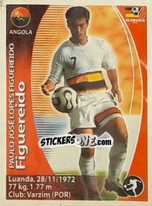 Sticker Paulo Figueiredo - Mundial Alemania 2006. Ediciòn Extraordinaria - Navarrete