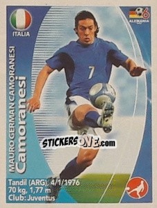 Sticker Mauro Camoranesi - Mundial Alemania 2006. Ediciòn Extraordinaria - Navarrete