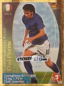 Sticker Alessandro Del Piero