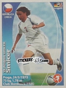 Sticker Vladimir Smicer - Mundial Alemania 2006. Ediciòn Extraordinaria - Navarrete