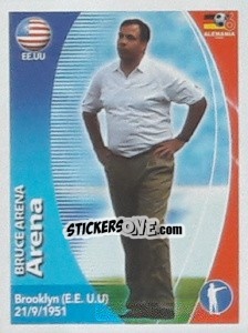 Cromo Bruce Arena - Mundial Alemania 2006. Ediciòn Extraordinaria n. 296 - Navarrete