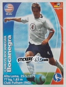 Sticker Carlos Bocanegra - Mundial Alemania 2006. Ediciòn Extraordinaria - Navarrete