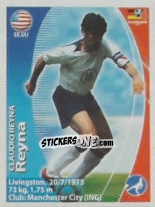 Sticker Claudio Reyna - Mundial Alemania 2006. Ediciòn Extraordinaria - Navarrete