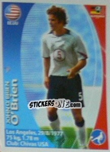 Sticker John O'Brien - Mundial Alemania 2006. Ediciòn Extraordinaria - Navarrete