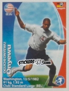 Figurina Oguchi Onyewu - Mundial Alemania 2006. Ediciòn Extraordinaria - Navarrete