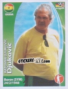 Sticker Ratomir Dujkovic - Mundial Alemania 2006. Ediciòn Extraordinaria - Navarrete