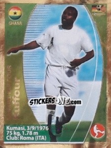 Sticker Samuel Kuffour - Mundial Alemania 2006. Ediciòn Extraordinaria n. 314 - Navarrete