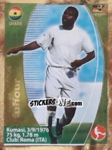 Sticker Samuel Kuffour - Mundial Alemania 2006. Ediciòn Extraordinaria - Navarrete