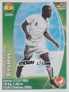 Sticker Michael Essien - Mundial Alemania 2006. Ediciòn Extraordinaria - Navarrete