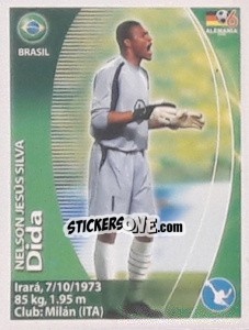 Sticker Dida - Mundial Alemania 2006. Ediciòn Extraordinaria - Navarrete