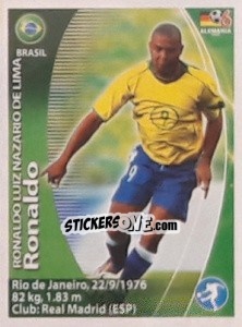 Cromo Ronaldo - Mundial Alemania 2006. Ediciòn Extraordinaria - Navarrete