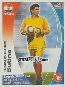 Sticker Tomislav Butina - Mundial Alemania 2006. Ediciòn Extraordinaria - Navarrete