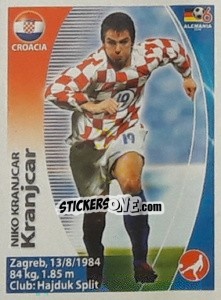 Sticker Niko Kranjcar - Mundial Alemania 2006. Ediciòn Extraordinaria - Navarrete