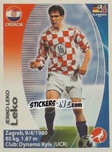 Sticker Jerko Leko - Mundial Alemania 2006. Ediciòn Extraordinaria n. 352 - Navarrete
